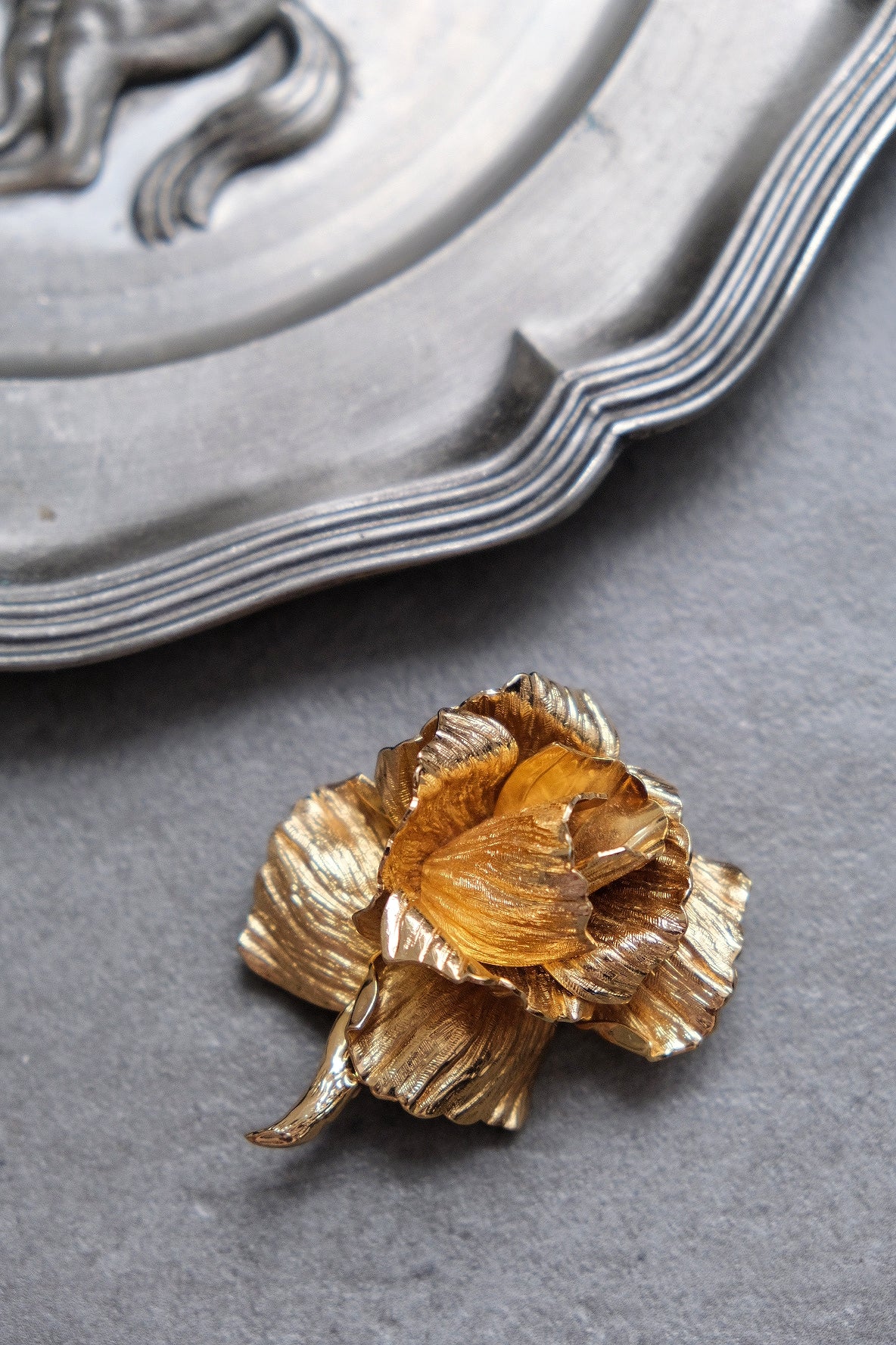 Christian Dior Rose Brooch