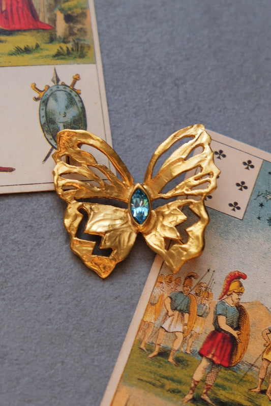 Yves Saint Laurent YSL vintage butterfly brooch