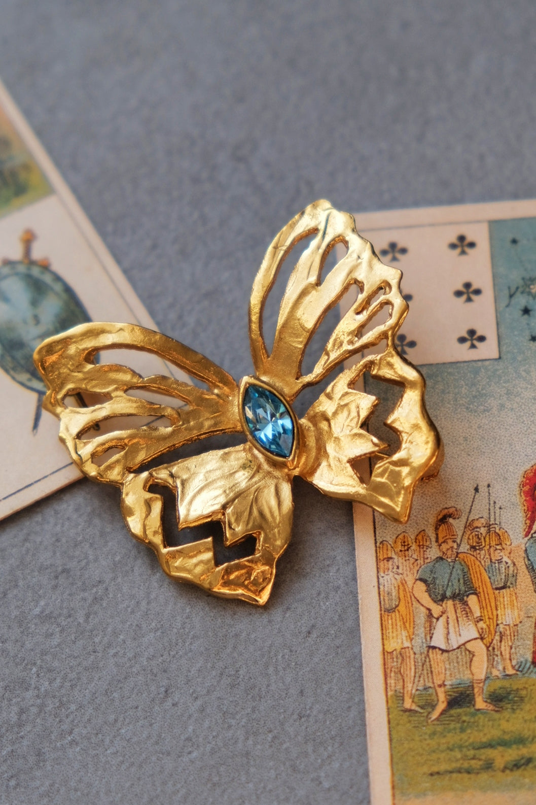 Yves Saint Laurent YSL vintage butterfly brooch
